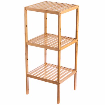 特力屋 艾倫竹製可調三層架(落地花架 陽台花架 盆栽架 植物架 花盆架)