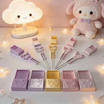 🎀臺灣出貨🎀高顏值小狐狸拼豆筆雙針鑷子收納豆鏟豆盤新手輔助省力工具材料包 拼豆筆 拼豆板 拼豆工具 拼豆套組 拼豆材