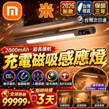 【三色調節💥電量數顯】人體感應燈 LED感應燈 免打洞感應燈 可調光感應燈 走廊燈 人體感應 USB充電 貓眼燈 壁掛燈