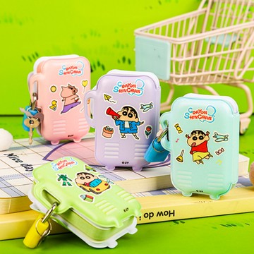 天藍小舖-蠟筆小新密碼造型鎖頭迷你筆記本-單1款-$59【A11115467】