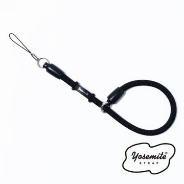 YOSEMITE CAMERA HAND STRAP for COMPACT 挽帶/可調節/登山繩材質/日本製/皮革掛環 (黑色/軍綠色/橘色) 公司貨