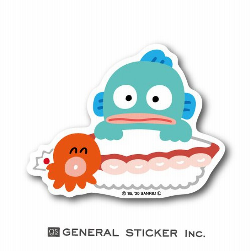 ハンギョドン お寿司 ステッカー タコ ダイカット イラスト サンリオ キャラクター インバウンド お土産 ライセンス商品 Lcs1006 Gs グッズ 通販 Lineポイント最大get Lineショッピング