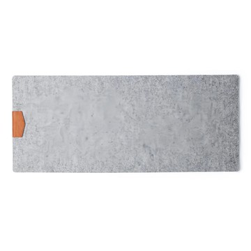 艾米購物 羊毛氈桌墊 防滑升級版 90 x 45cm 淺灰色 舒適工作體驗  1個