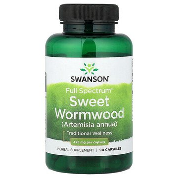 Swanson Vitamins, 多面® 青蒿，425 毫克，90 粒膠囊