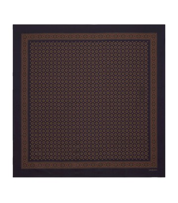 Saint Laurent Silk Medallion Print Scarf
