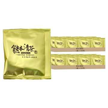 熊本清茶 日月潭紅茶台茶18號立體茶包 量販家庭包  3g  100包  2盒