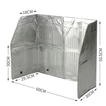 爆款🌟臺灣出貨🌟廚房擋油板防濺鋁箔擋板煤氣爐竈炒菜烹飪防油隔熱耐高溫擋油板