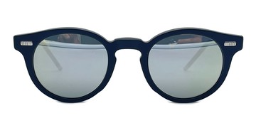Thom Browne Round - Matte Black Sunglasses
