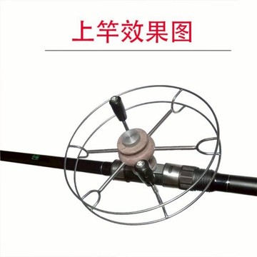 友光八卦輪可視錨魚探魚八卦輪手撥輪剎車鎖死功能超大容線量