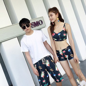 Biki比基尼妮泳衣，俏麗比基尼情侶泳衣男泳褲(男生購買區)