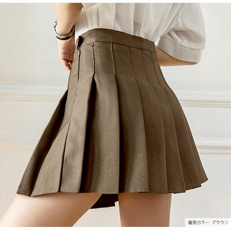 ミニスカート プリーツ 膝上 | LINEショッピング 