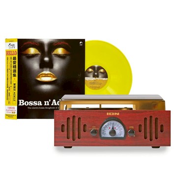 Trio LP neo 3合1復古箱式黑膠唱機+愛黛兒最愛精選集黃膠