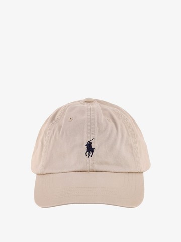 Cotton baseball hat with logo embroidery - POLO RALPH LAUREN - gender_Man