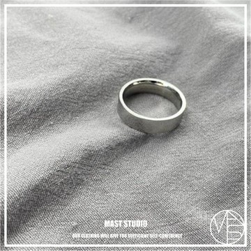 【MKST.STUDIO】韓系光面戒指 ins 簡約男女戒 男女可戴 男生戒指 女生戒指 情侶對戒 男戒指 韓系戒指