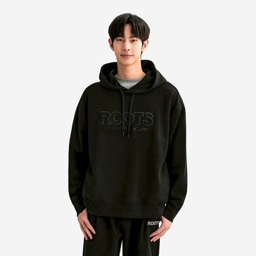 Roots男裝-FUTURE SCRIPT ROOTS 連帽上衣