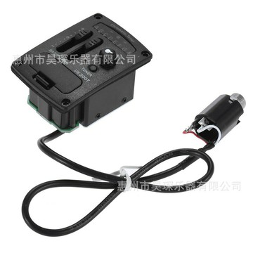 UK-300T尤克裏裏拾音器帶調音器壹體拾音器二段電箱拾音器鑫弘-戶外運動