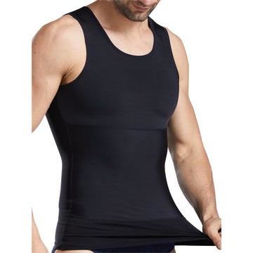 胖爺男收腹背心定型束腰上衣胖子隱形塑形神器透氣300斤雙層壓力