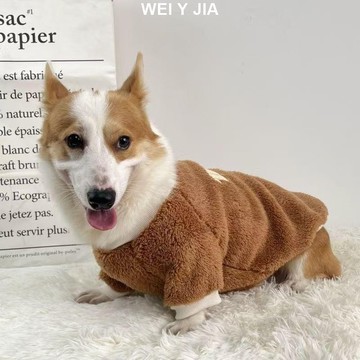【唯家】秋裝寵物衣服 保暖可愛加絨衛衣柴犬中型犬冬款 柯基衣服 狗狗衣服 小型犬衣服 狗狗冬天衣服 狗狗過年新衣服