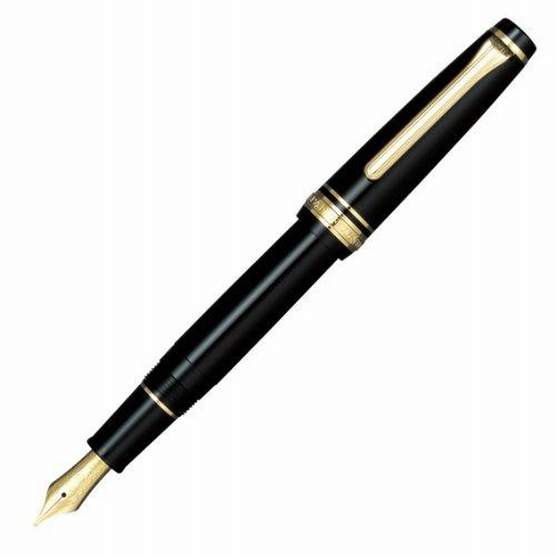 セーラー万年筆 万年筆 プロフェッショナルギア スリム 金 ブラック 太字 11-1221-620 | LINEショッピング