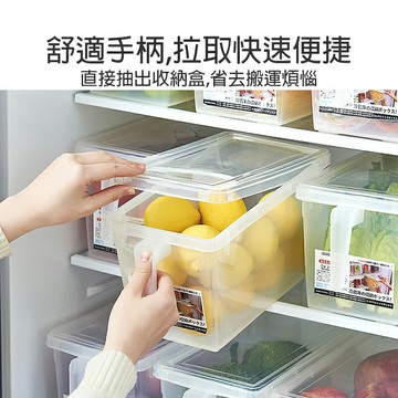 日式附蓋把手置物盒【Y057】台灣出貨 冰箱 食物 廚房 高處 五穀雜糧 防塵 帶手柄 帶蓋 收納盒 收納 帶把手