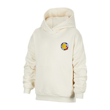 Nike ICN FLC Po HD ALLSTR GCEL 大童 童裝 米白色 運動 連帽 長袖 HV1747-110