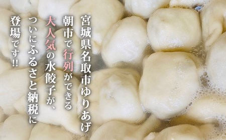 ゆりあげ港朝市 名物！ 元祖 ゆりあげ水餃子 20個入り 2箱