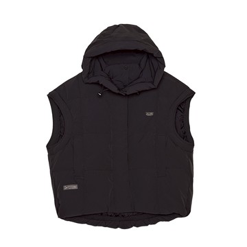 5th STREET｜女裝｜連帽羽絨背心｜黑色