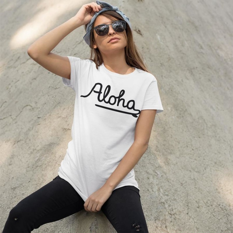 Tシャツ 半袖 レディース おしゃれ 可愛い ハワイ naia ナイア ビーチ グレー Tシャツ 半袖 レディース おしゃれ 可愛い ハワイ naia ナイア