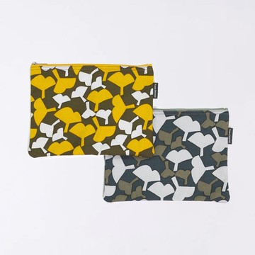 京都 平口袋 日本製造 帆布 100% 棉 小口袋 和風 時尚 可愛 北歐