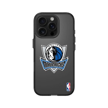 iPhone 16 Pro Clear (相機按鈕) 酷墨灰 - NBA - Logo-達拉斯獨行俠 Dallas Mavericks