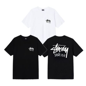 Stussy Stock Santa Ana Tee 短T黑/白 3904006