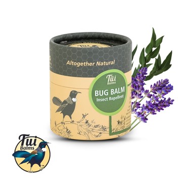 [Tui Balms]防護止癢精油蜂蠟膏 紙板裝(100G/罐)-紐西蘭蜜雀防護止癢精油蜂蠟膏