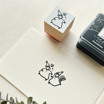 【捉迷藏/印章系列 Vol.1】來拖我手/蝴碟 機製印章