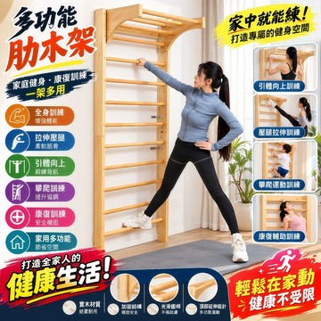 【⚡免運含發票】肋木架 室內肋木架 家用一體多功能訓練架 康復舞蹈房 壓腿 拉伸成人架 引體向上架 攀爬訓練架