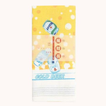 【領券滿額折100】日本【KONTEX】啤酒圖案長紗布毛巾(33x100 cm)