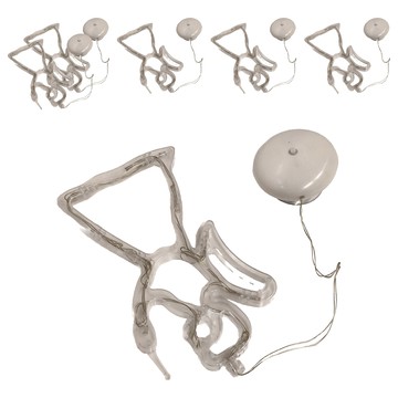 聖誕吸盤燈  天使  6個  16*20CM左右