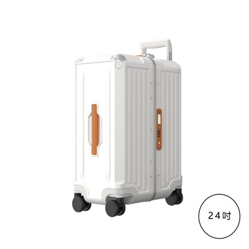 【Acer】墨爾本四輪對開行李箱胖胖箱 24吋 白_廠商直送