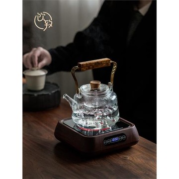 飲致耐熱玻璃蒸煮兩用茶壺泡茶壺提梁壺大容量電陶爐煮茶器燒水壺