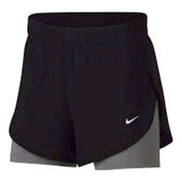 (WMNS) Nike Flex 2-in-1 Woven Shorts 'Black Grey'