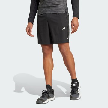 【ADIDAS】GYM+ 3S WV SHT 短褲 男 黑色-IW5906