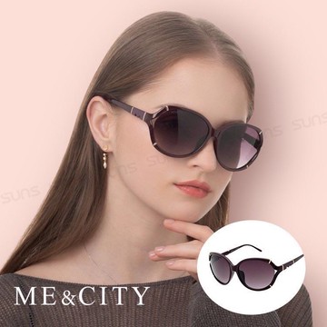【SUNS】ME&CITY 時尚簡約太陽眼鏡  鏡腳精緻設計 抗UV400 (ME 1204 E02)