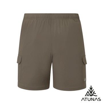 【ATUNAS 歐都納】男款透氣短褲A1PA2522M橄綠/透氣/舒適/多內袋/樂遊戶外