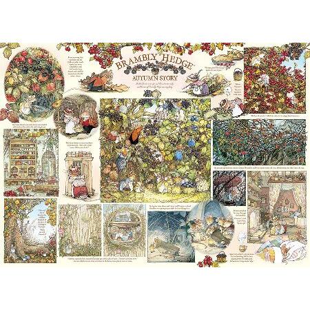 Cobble Hill 1000ピースパズル Brambly Hedge Autumn Story サンプル