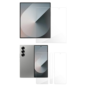 Metal-Slim Samsung Galaxy Z Fold 6 5G 滿版防爆螢幕保護貼(內頁主螢幕/封面副螢幕)+背殼保護貼 超值組合包(袋裝)