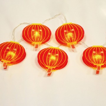 LED  20燈電池燈-福字燈籠 SCN-001B