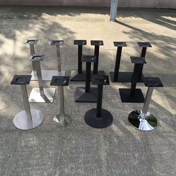 優樂悅~桌子腿鐵藝桌腿支架金屬桌腳不銹鋼桌架吧臺腳架茶幾圓桌餐桌底座