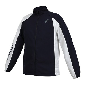 ASICS 男平織外套(免運 台灣製 運動 上衣 休閒「2033B968-400」≡排汗專家≡