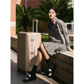 (免運)Virgin超大容量耐用鋁框行李箱