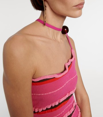 Jacquemus La Maille Concha embellished top