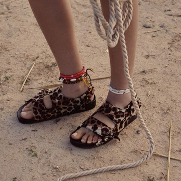 APACHE 阿帕契雙帶涼鞋 豹紋 - EU37